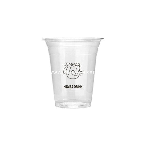 14oz Cute Cat Plastic Iced Coffee Cup with Lid 9.8x6.0x10.7cm – 400ml Latte Cup Factory