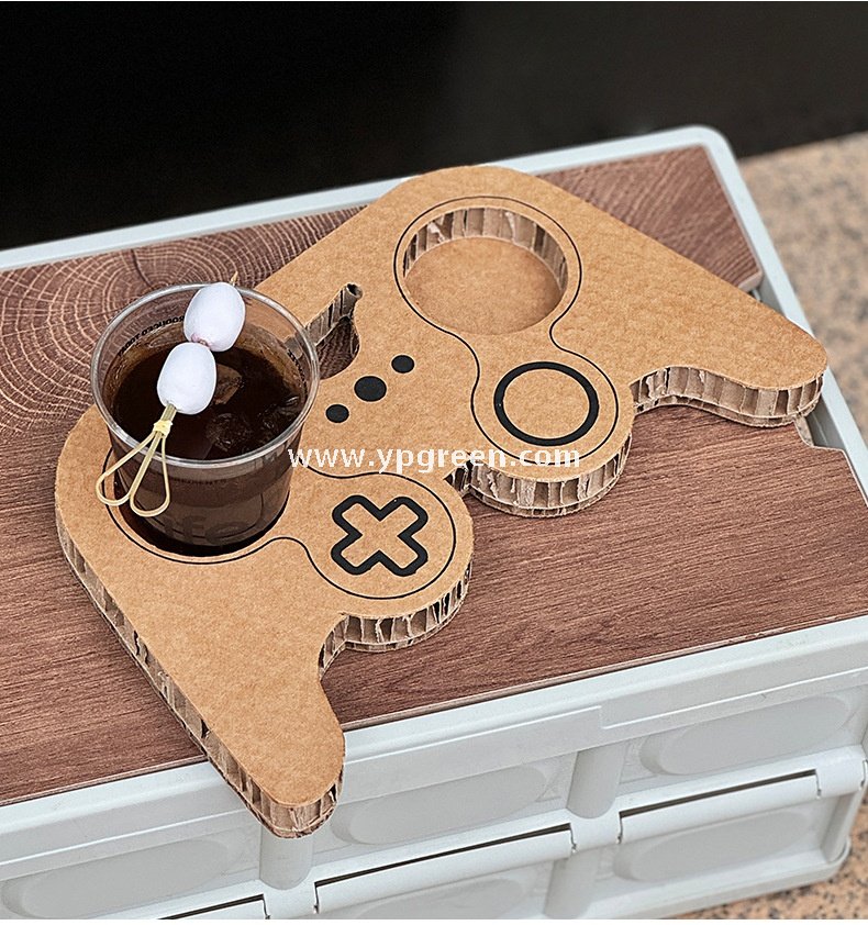 9x6x9.5cm PET Bubble Tea Cup with Lid – Game Controller Cup Holder 400ml