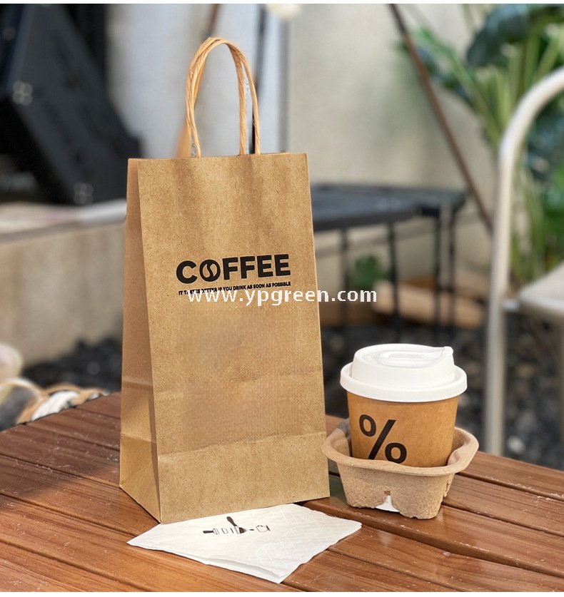 100ml / 280ml / 330ml / 380ml Kraft Coffee Cups with Lids – Thickened Disposable Paper Cups for Hot Drinks & Custom Logo