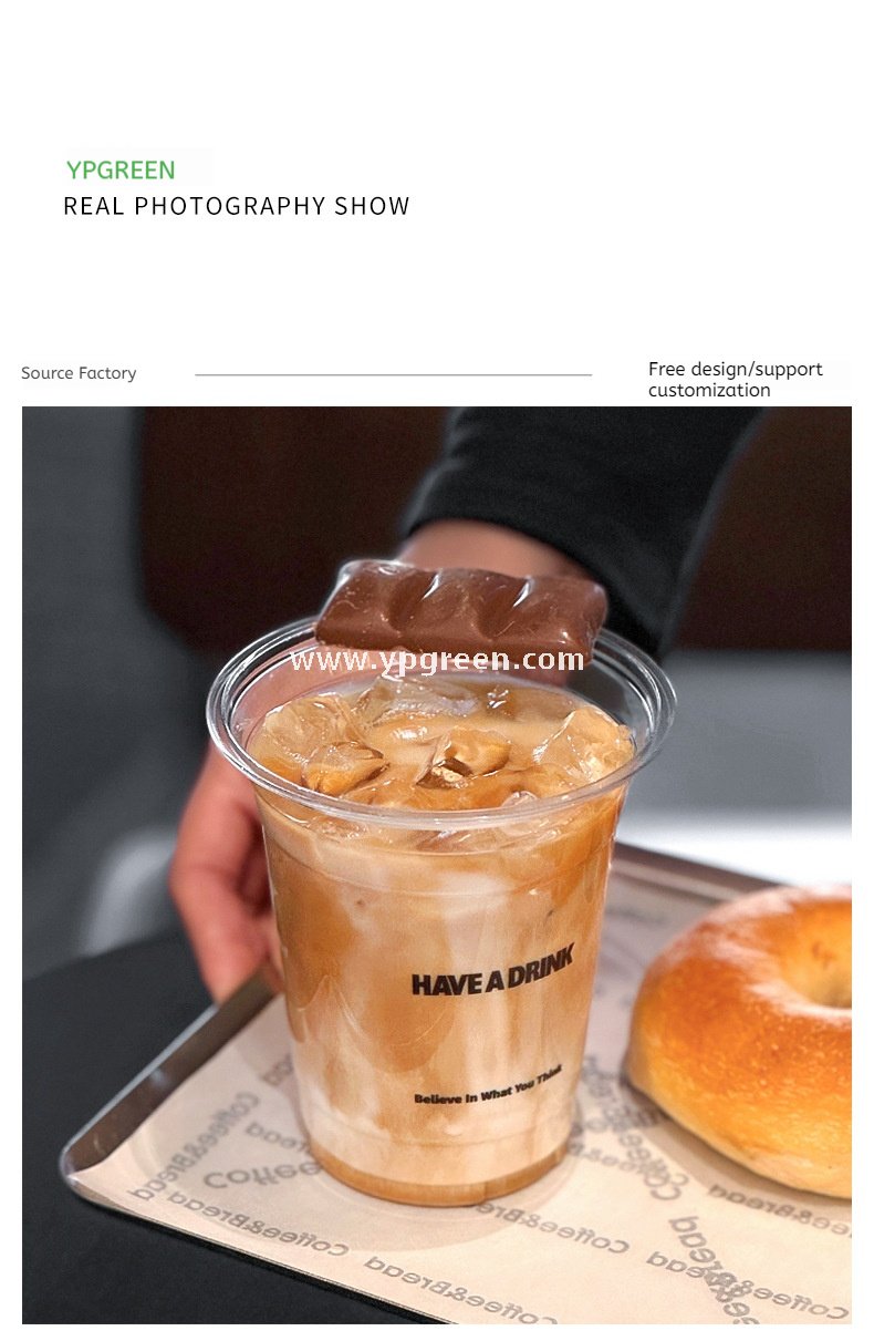 14oz Cute Cat Plastic Iced Coffee Cup with Lid 9.8x6.0x10.7cm – 400ml Latte Cup Factory