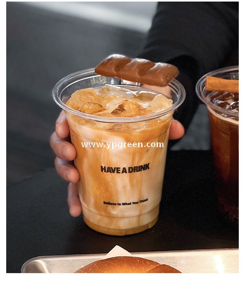 14oz Cute Cat Plastic Iced Coffee Cup with Lid 9.8x6.0x10.7cm – 400ml Latte Cup Factory
