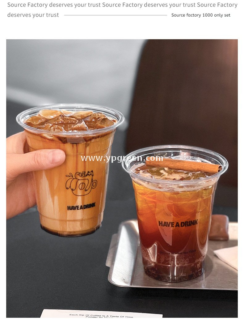 14oz Cute Cat Plastic Iced Coffee Cup with Lid 9.8x6.0x10.7cm – 400ml Latte Cup Factory