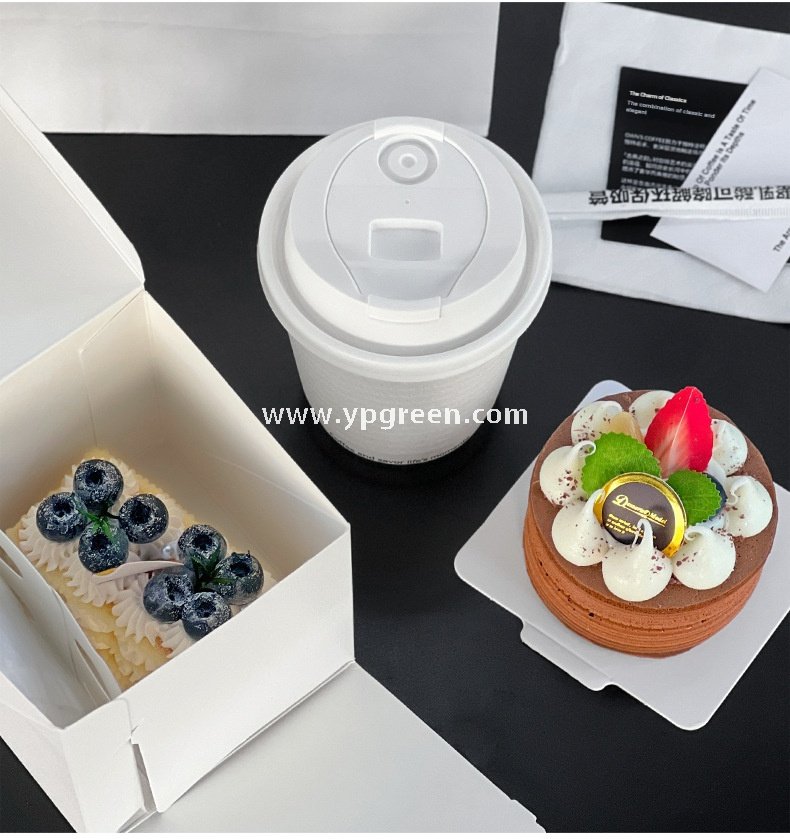 300ml / 10oz Deep Embossed White Coffee Cups – Textured Disposable Paper Cups for Takeaway & Custom Branding