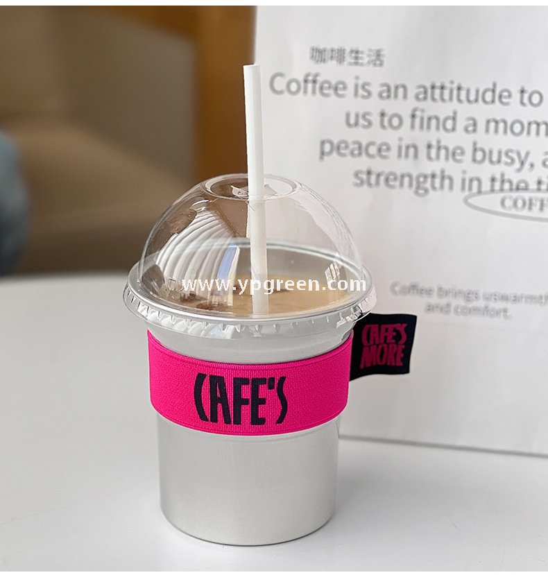 500ml Brushed Silver Aluminum Coffee Cups – High-End Disposable Cups for Milk Tea & Takeaway