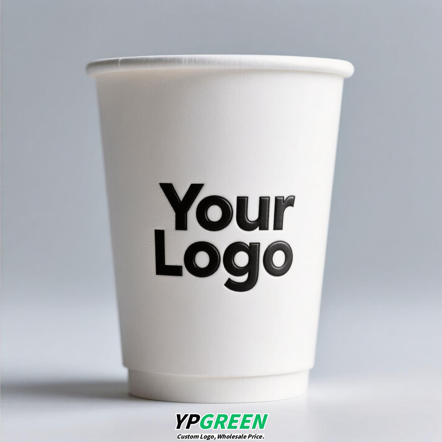 12oz Cold Foil Black Coffee Paper Cup | Corrugated Cup Sleeve | Single & Double Cup Carrier | Non-Woven Tote Bag