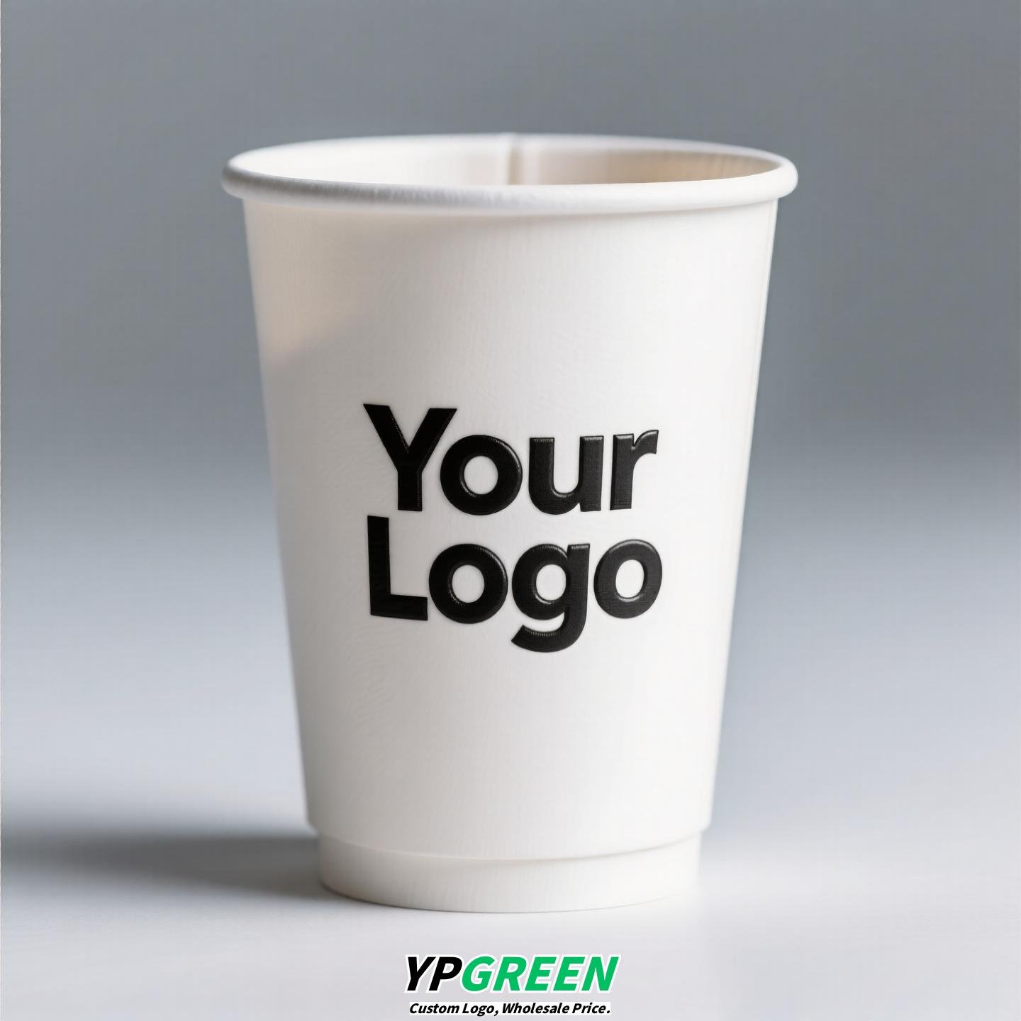 12oz Cold Foil Black Coffee Paper Cup | Corrugated Cup Sleeve | Single & Double Cup Carrier | Non-Woven Tote Bag