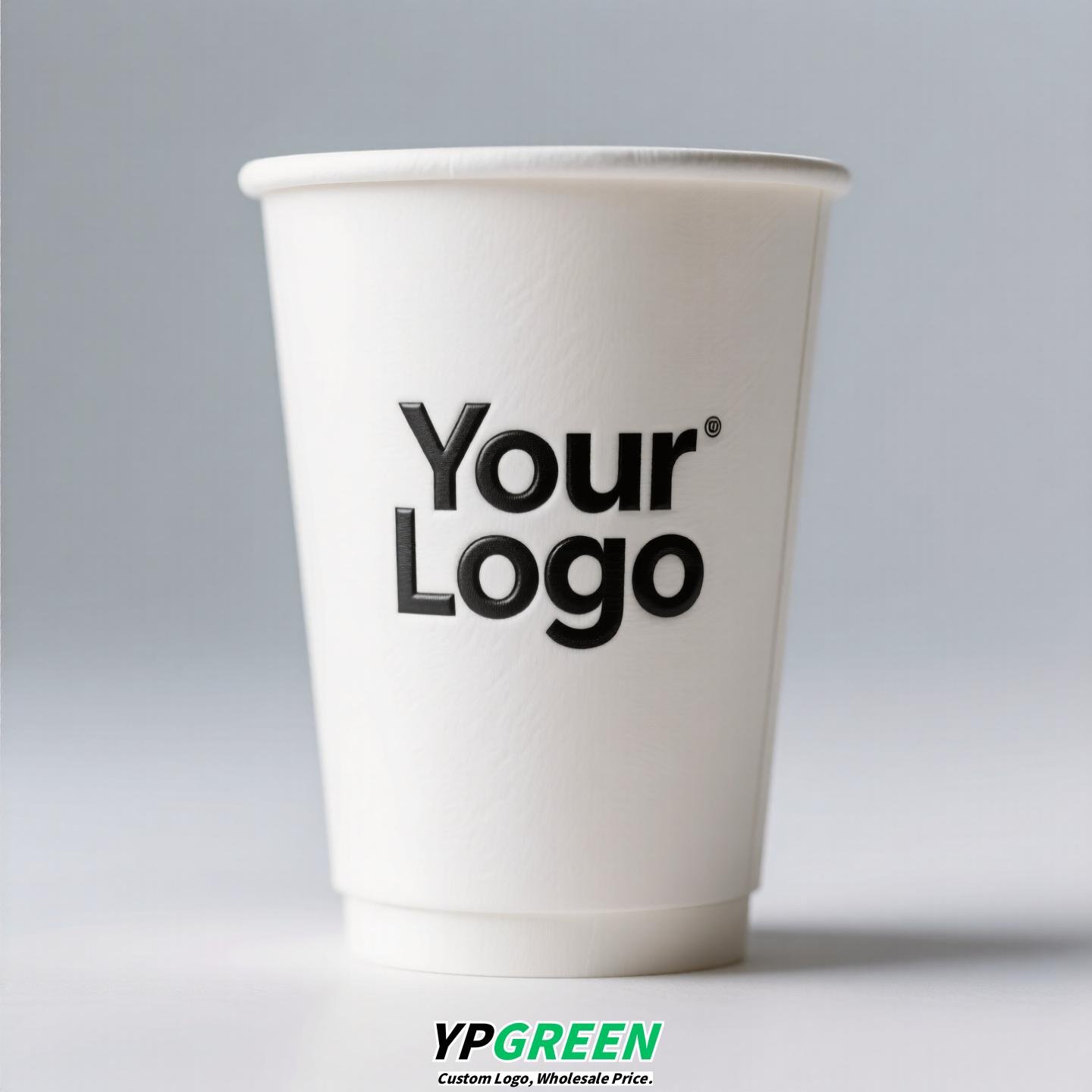 12oz Cold Foil Black Coffee Paper Cup | Corrugated Cup Sleeve | Single & Double Cup Carrier | Non-Woven Tote Bag
