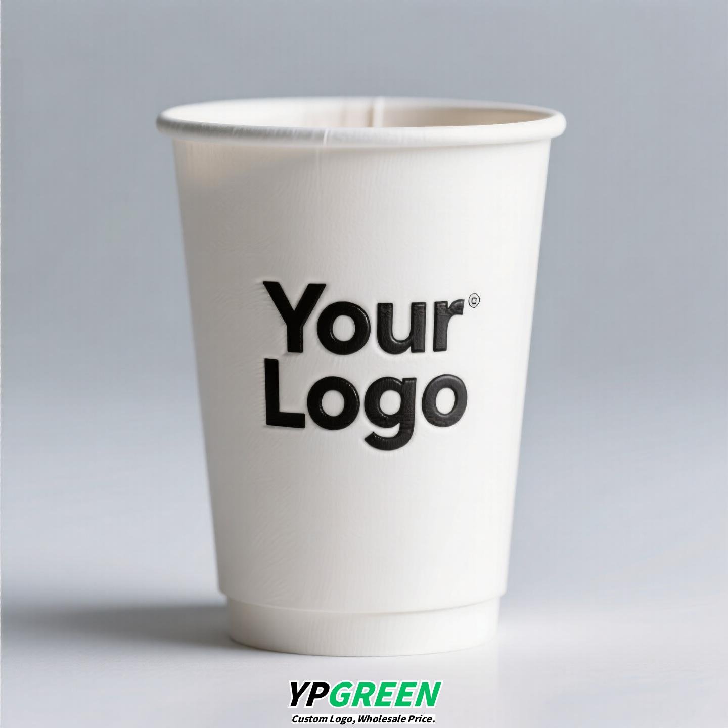 12oz Cold Foil Black Coffee Paper Cup | Corrugated Cup Sleeve | Single & Double Cup Carrier | Non-Woven Tote Bag