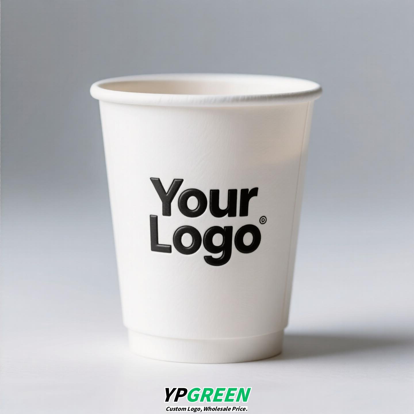 12oz Cold Foil Black Coffee Paper Cup | Corrugated Cup Sleeve | Single & Double Cup Carrier | Non-Woven Tote Bag