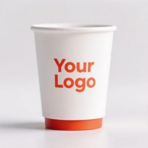 Orange Pattern Creative Drink Carrier Bag | To-Go Hug Bag for Coffee & Milk Tea | Custom Logo Printed Beverage Packaging