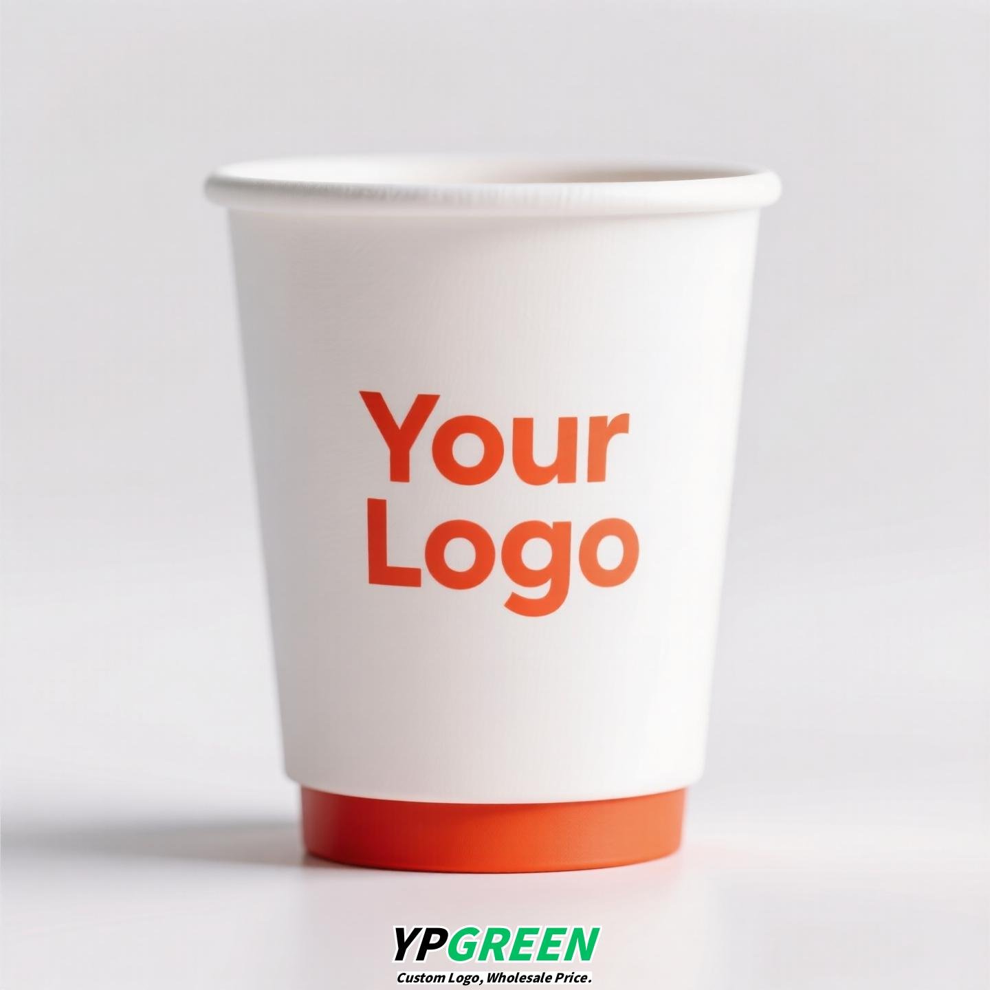 Orange Pattern Creative Drink Carrier Bag | To-Go Hug Bag for Coffee & Milk Tea | Custom Logo Printed Beverage Packaging