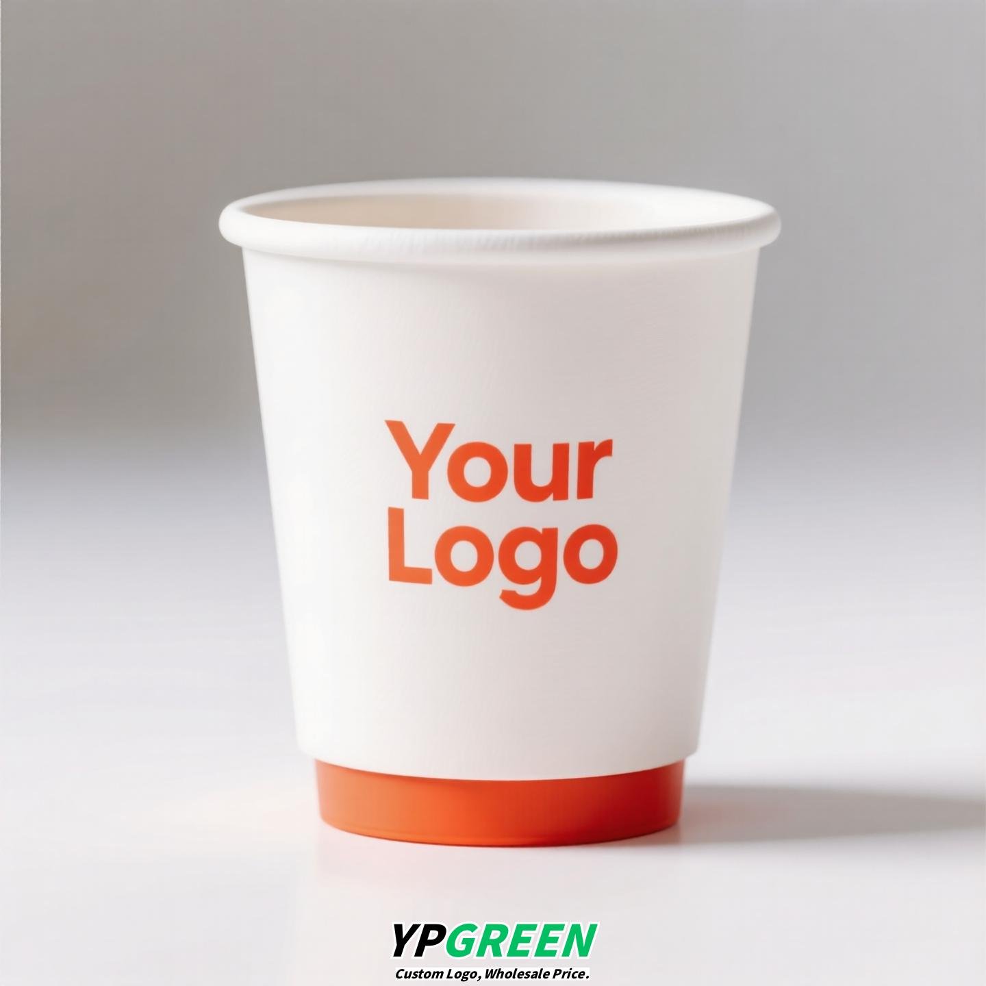 Orange Pattern Creative Drink Carrier Bag | To-Go Hug Bag for Coffee & Milk Tea | Custom Logo Printed Beverage Packaging