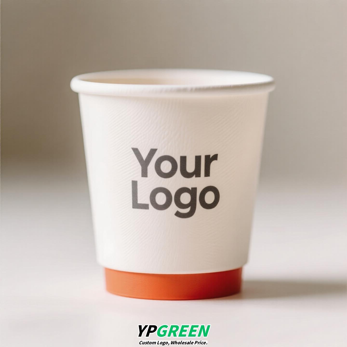 Orange Pattern Creative Drink Carrier Bag | To-Go Hug Bag for Coffee & Milk Tea | Custom Logo Printed Beverage Packaging