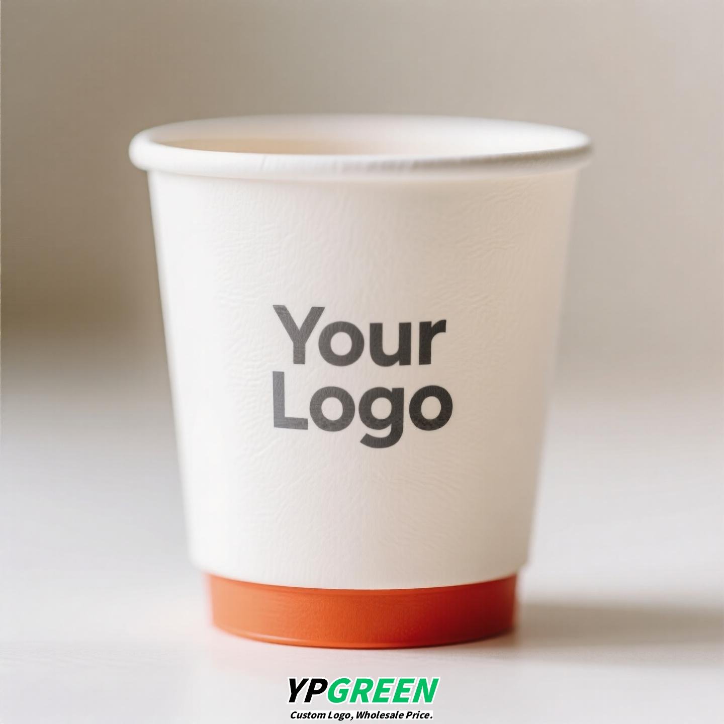Orange Pattern Creative Drink Carrier Bag | To-Go Hug Bag for Coffee & Milk Tea | Custom Logo Printed Beverage Packaging