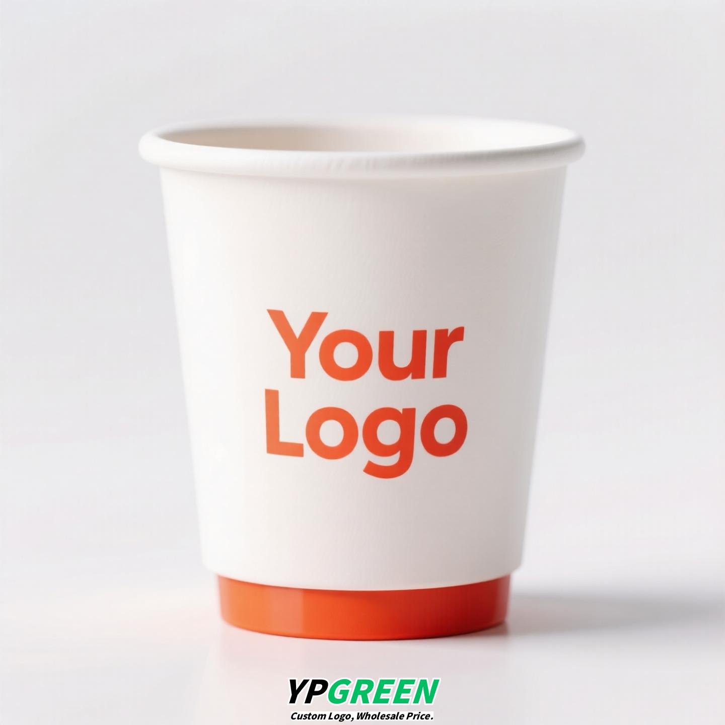 Orange Pattern Creative Drink Carrier Bag | To-Go Hug Bag for Coffee & Milk Tea | Custom Logo Printed Beverage Packaging