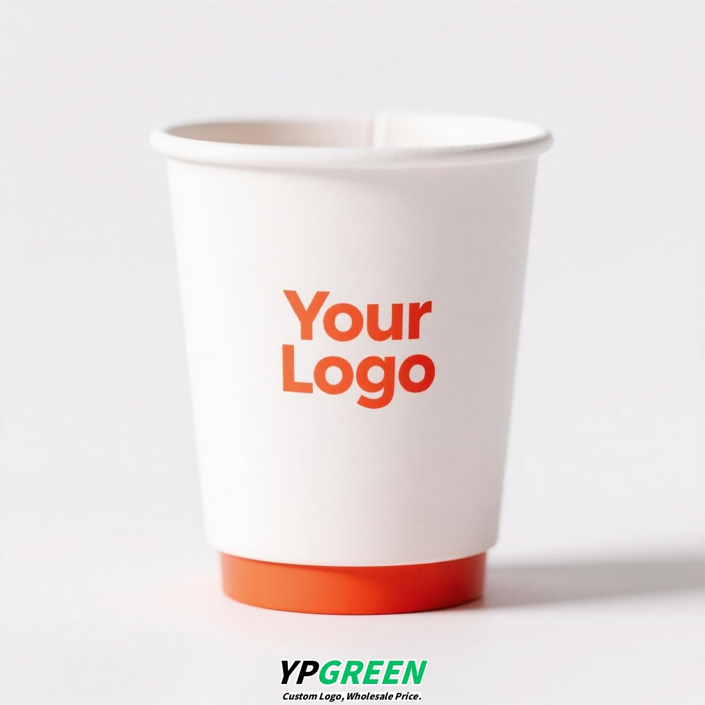 Orange Pattern Creative Drink Carrier Bag | To-Go Hug Bag for Coffee & Milk Tea | Custom Logo Printed Beverage Packaging