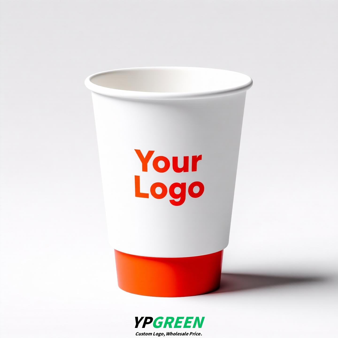 Orange Pattern Creative Drink Carrier Bag | To-Go Hug Bag for Coffee & Milk Tea | Custom Logo Printed Beverage Packaging