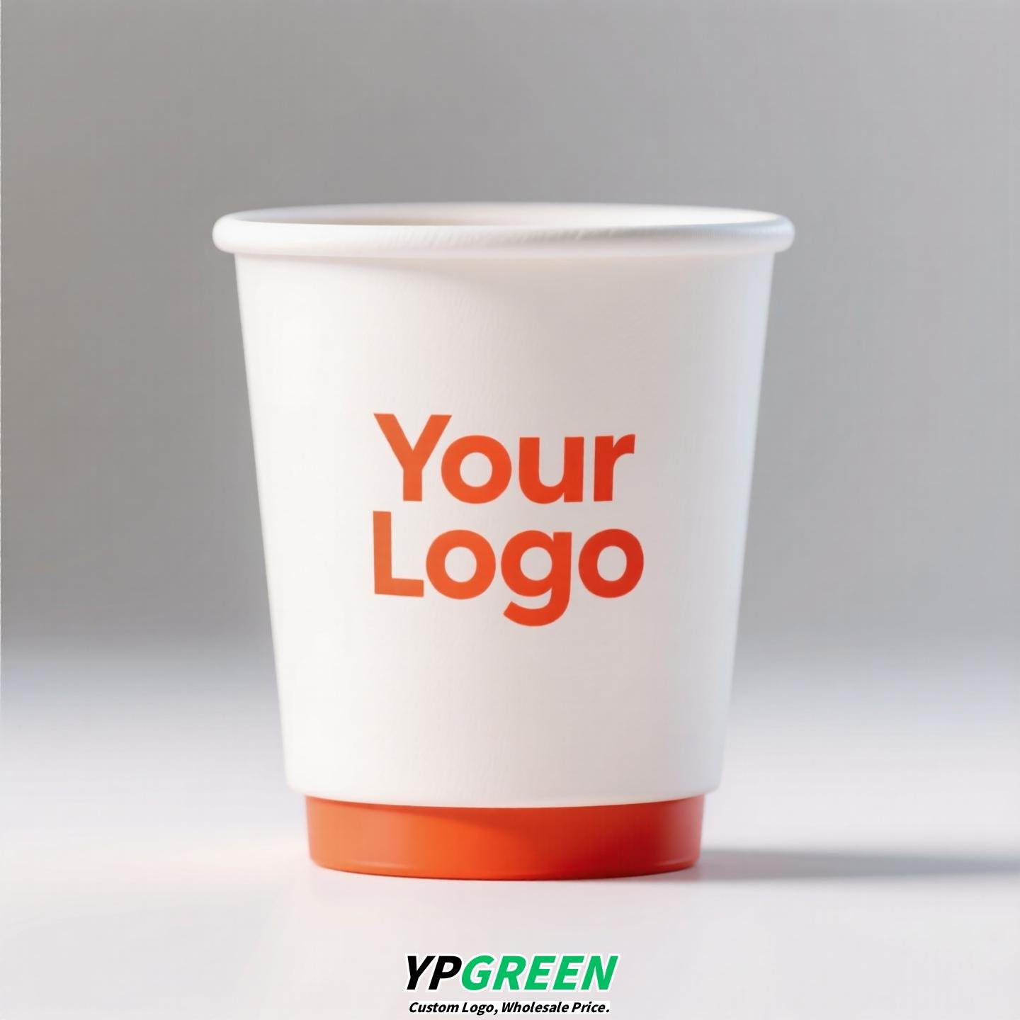 Orange Pattern Creative Drink Carrier Bag | To-Go Hug Bag for Coffee & Milk Tea | Custom Logo Printed Beverage Packaging