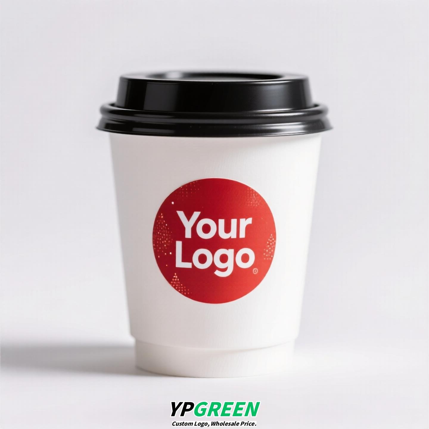 Thickened Hollow Double-Wall Paper Cup | Christmas Sticker Design | Inner Lamination Leak-Proof & Heat-Insulated Coffee Cup Thickened Hollow Double-Wall Paper Cup | Christmas Sticker Design | Inner Lamination Leak-Proof & Heat-Insulated Coffee Cup