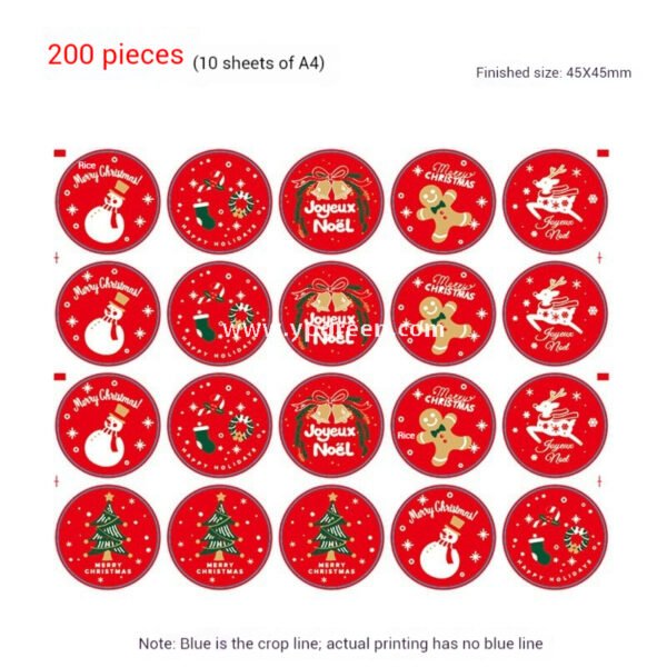 Thickened Hollow Double-Wall Paper Cup | Christmas Sticker Design | Inner Lamination Leak-Proof & Heat-Insulated Coffee Cup