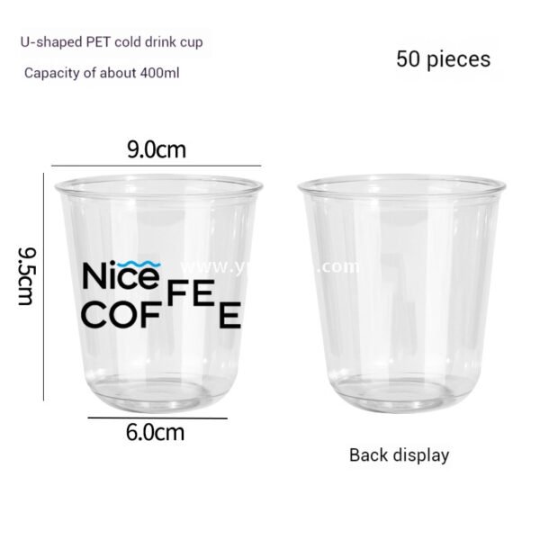 400ml 8oz Double-Laminated Coffee Paper Cup + Original DuPont Handbag + Kraft Paper Box + Laminated Triangle Bag