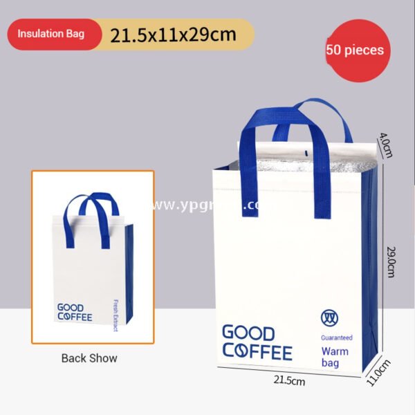UV-Printed Hollow Paper Cup 9x6x8.5cm | Corrugated Cup Holder + Insulated Bag + PLA Straw