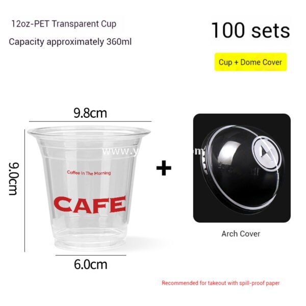 Red Black Cold Stamped Hollow Paper Cups 10oz 330ml 360ml with Leak-Proof Spiral Bottom – Manufacturer Wholesale Supply
