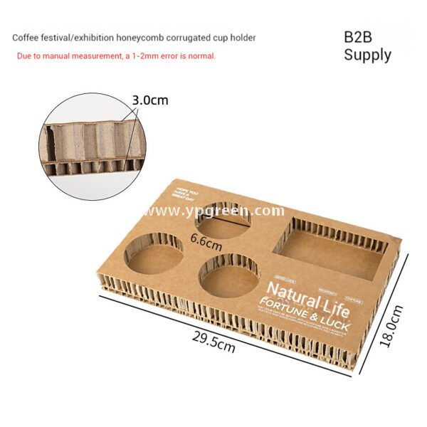 Trial Coffee Cup Stand & Cardboard Tray Combo | Exhibition & Sampling Cup Holder | Cat, Heart, Round, Square Designs