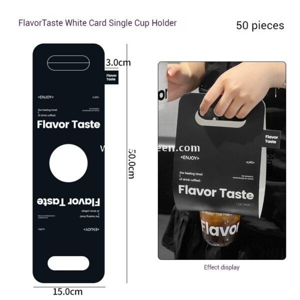 330ml Hot Cold Textured Paper Cup + PET U-Cup + Custom Woven Tote Bag for Coffee & Drinks