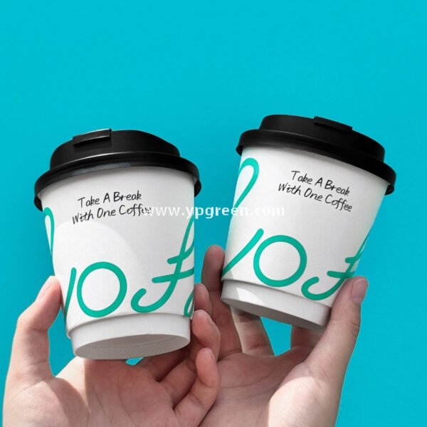 14oz UV Print PET Transparent Cups 330ml – 9.8×6.0×10.7cm Hollow Paper Cup Design Manufacturer Wholesale