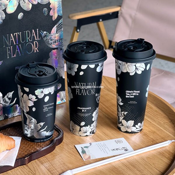 Matte Metallic 650ml PP Injection Cup | 90mm Diameter | Hot & Cold Drink Safe