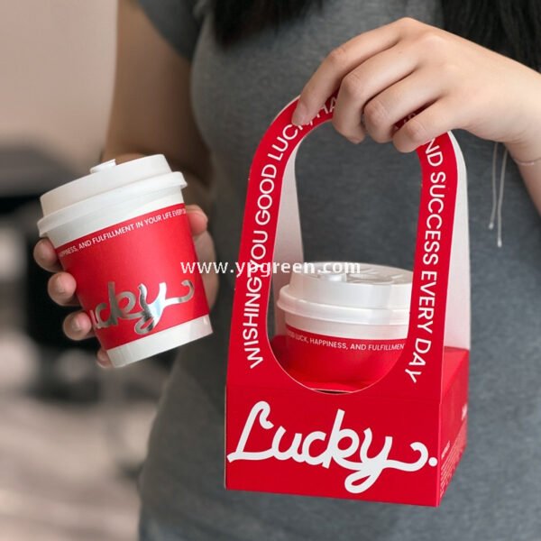 330ml Hot Stamping Silver Hollow Paper Cup – Valentine’s Day Coffee & Milk Tea Disposable Cup Wholesale