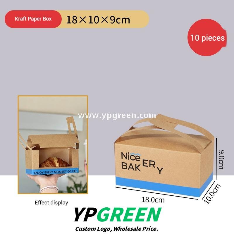 400ml 8oz Double-Laminated Coffee Paper Cup + Original DuPont Handbag + Kraft Paper Box + Laminated Triangle Bag