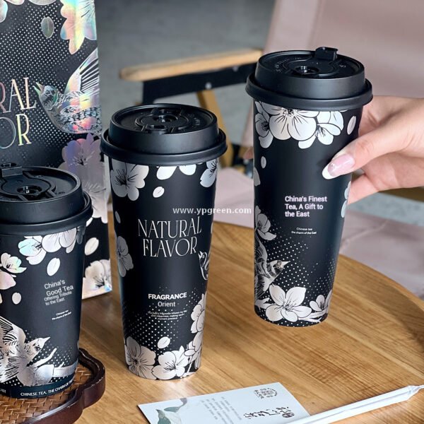 Matte Metallic 650ml PP Injection Cup | 90mm Diameter | Hot & Cold Drink Safe