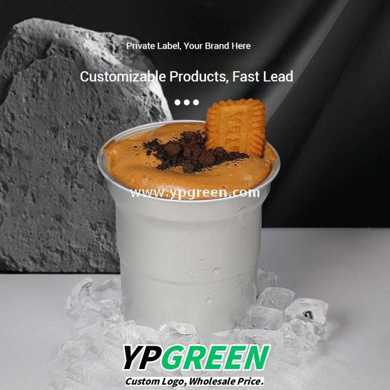 280ml 500ml Silver Brushed Aluminum Coffee Cups – 98x103x72mm Food Grade Lined Hot & Cold Drink Cups Wholesale