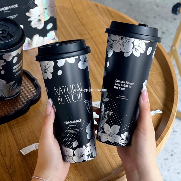 Matte Metallic 650ml PP Injection Cup | 90mm Diameter | Hot & Cold Drink Safe