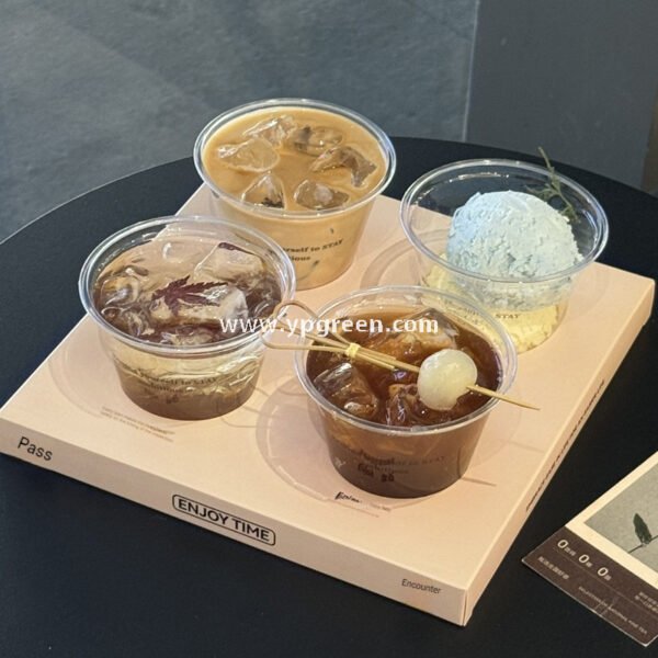 Trendy Coffee Cup Insert Tray | Creative Disposable Paper Holder for Coffee, Milk Tea & Dirty Cups