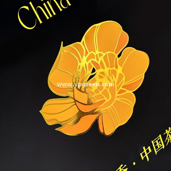 Disposable Tea Drink Paper Cup | Gold Stamping Chinese Style Design | Thickened Double-Laminated Hot & Cold Cup with Custom Logo Printing