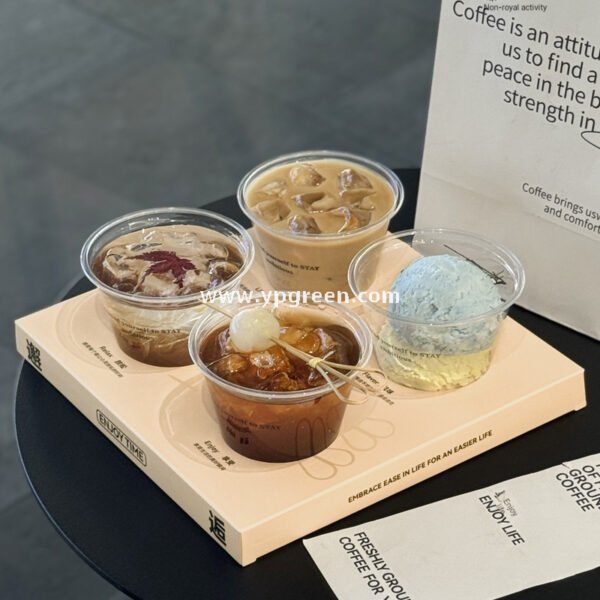 Trendy Coffee Cup Insert Tray | Creative Disposable Paper Holder for Coffee, Milk Tea & Dirty Cups