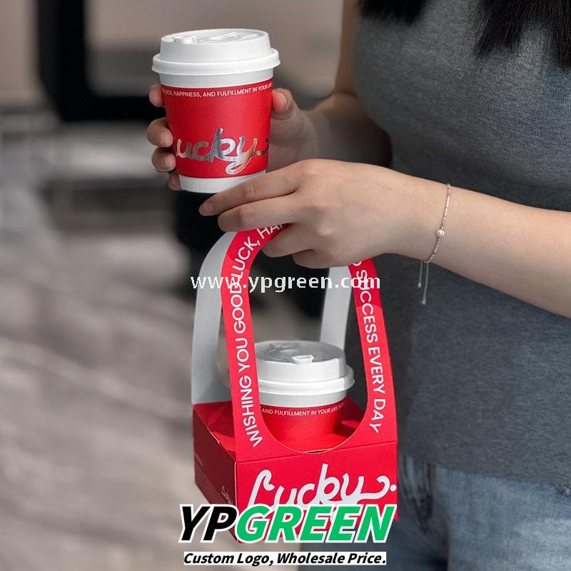 330ml Hot Stamping Silver Hollow Paper Cup – Valentine’s Day Coffee & Milk Tea Disposable Cup Wholesale