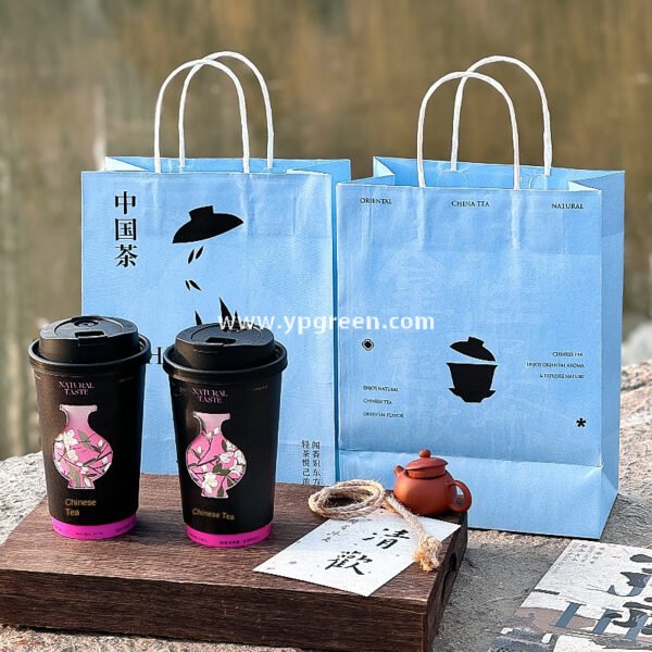 16oz 550ml Rotating Paper Cup | Hot Stamping & Hollow-Cut Coffee Cup | Premium Disposable Creative Cup with Custom Logo Printing