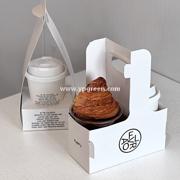 12oz Cold Foil Black Coffee Paper Cup | Corrugated Cup Sleeve | Single & Double Cup Carrier | Non-Woven Tote Bag