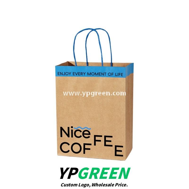 400ml 8oz Double-Laminated Coffee Paper Cup + Original DuPont Handbag + Kraft Paper Box + Laminated Triangle Bag