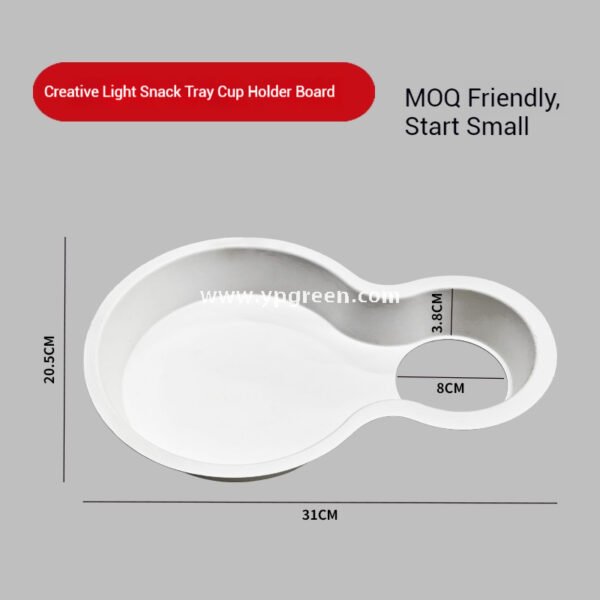 Eco Pulp Brunch Tray for Street Food Burger Coffee Drinks Takeaway Citywalk Lifestyle