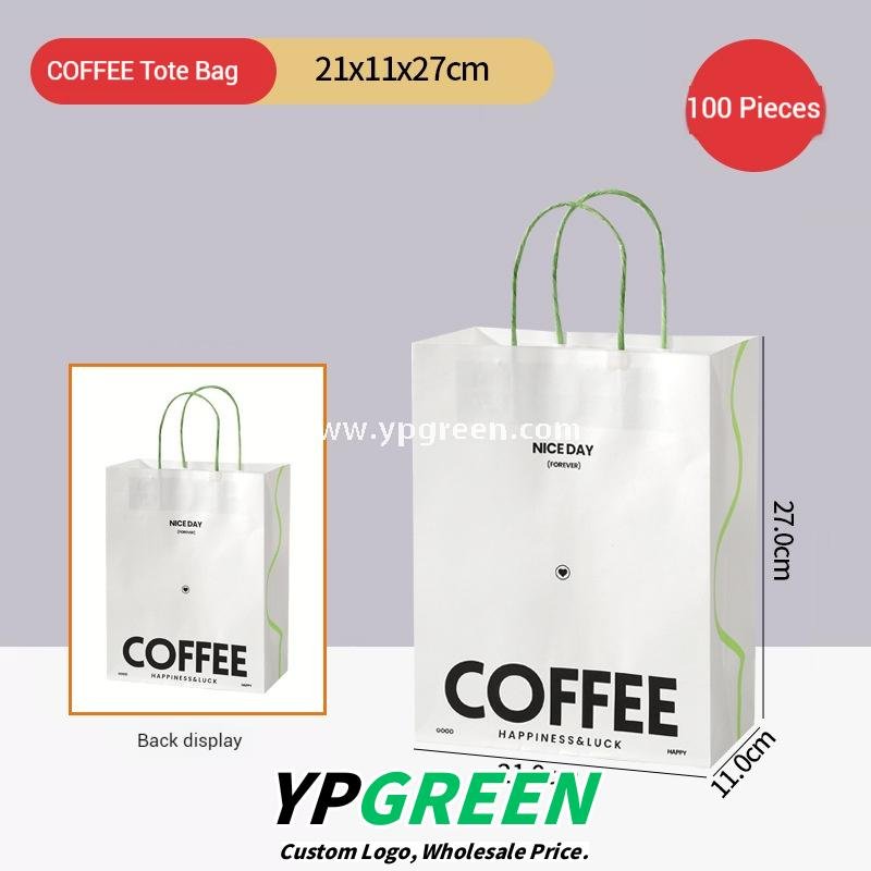 420ml Deep Embossed Coffee Cup with Fluorescent Green Lid + COFFEE Tote Bag – Double PE Lined Hot & Cold Cup Wholesale