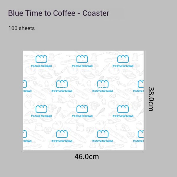 12oz 380ml Light Blue Hollow Coffee Paper Cup + Coffee Hand-Carry Tyvek Bag | Insulated Disposable Cup Set