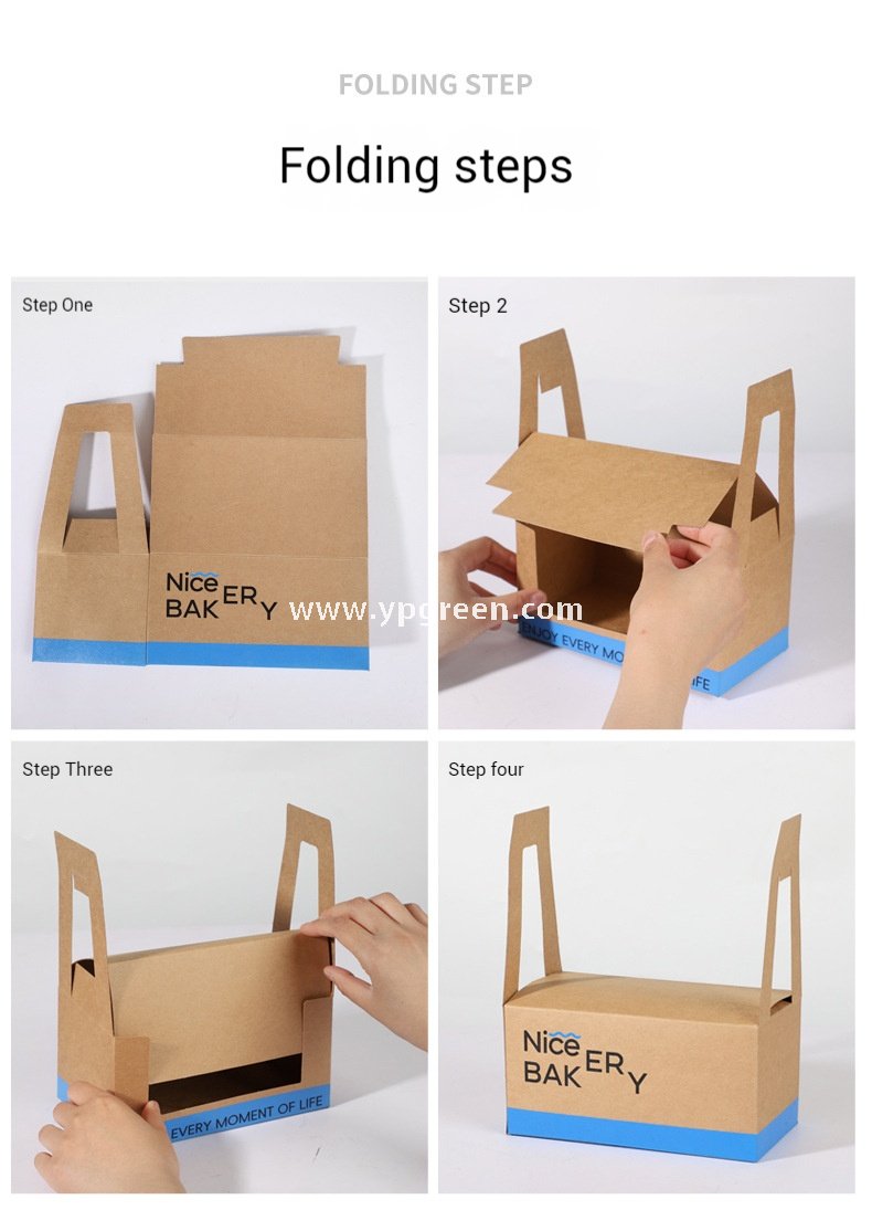 400ml 8oz Double-Laminated Coffee Paper Cup + Original DuPont Handbag + Kraft Paper Box + Laminated Triangle Bag