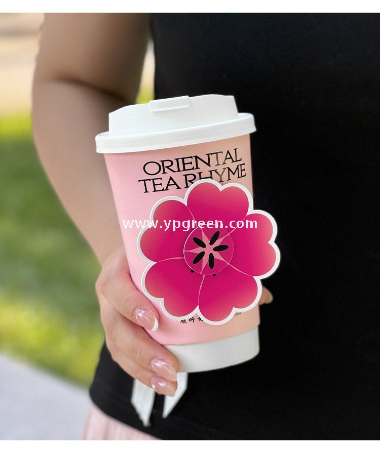 Trendy Creative Pinwheel Cup Sleeve | Sunflower & Kite Rotating Cup Holder | Cute Design for Coffee, Milk Tea & Lemon Tea