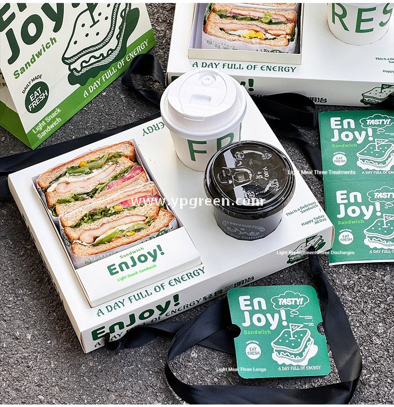 Kraft Hollow Paper Cups with Burger Combo Meal Box | Single Tray + Inner Box, Double Tray + Inner Boxes | Takeaway Food & Drink Packaging
