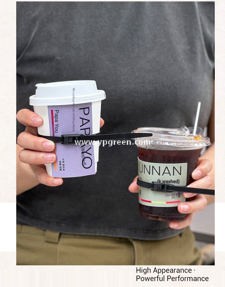 360ml Creative Zipper Tie Coffee Cup with Lid | Disposable Milk Tea & Hot Drink Cup | Takeaway Packaging